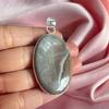 Porcelain Jasper Pendant With Silver Chain Necklace 925 Sterling Silver Pendant