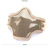 Tactical Mesh Half Face Shooting Mask - Breathable Military Protective Gear
