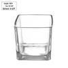 Creative Transparent Glass Candle Holder