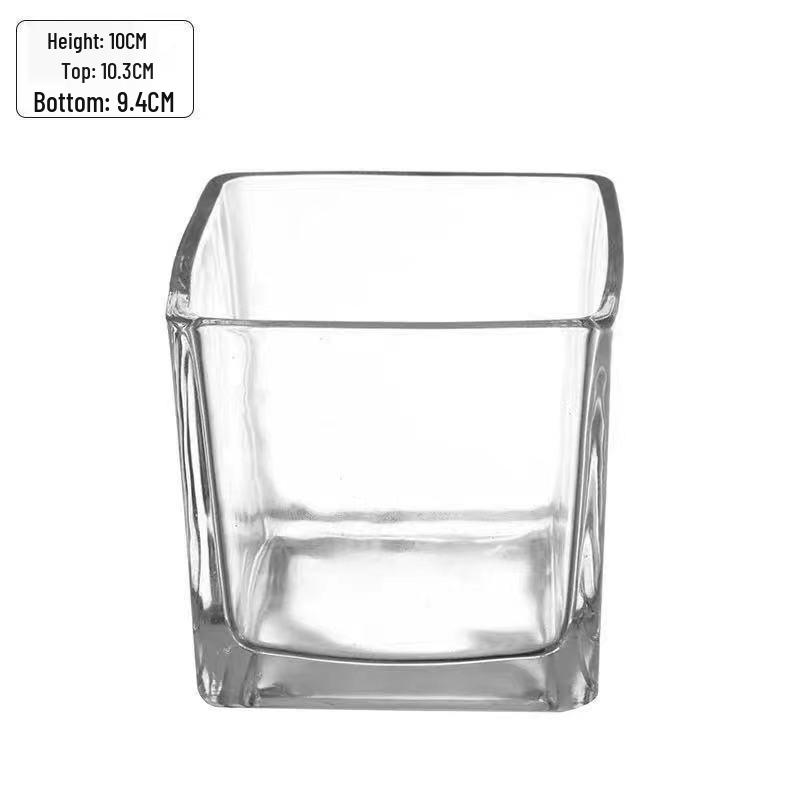 Creative Transparent Glass Candle Holder