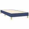 Maison Exclusive - Sommier à lattes de lit avec matelas Bleu 90x190 cm Tissu