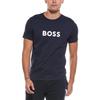 BOSS Men's Big Logo Cotton T-Shirt Dark Plum Blue Small