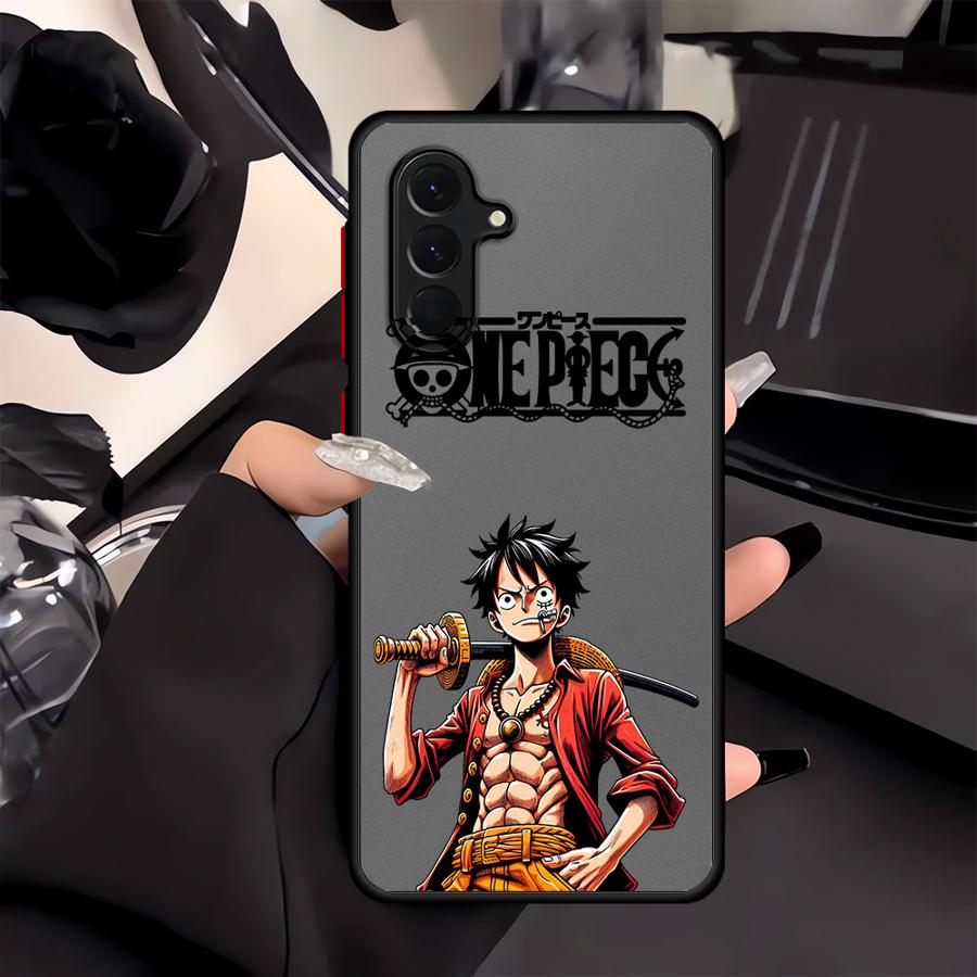 Anime One Piece Luffy Cool Case for Samsung Galaxy A73 A33 A34 A36 A52S A72 A16 A15 A53 A17 A52 A54 A14 A23 A56 A55 A35 Phone