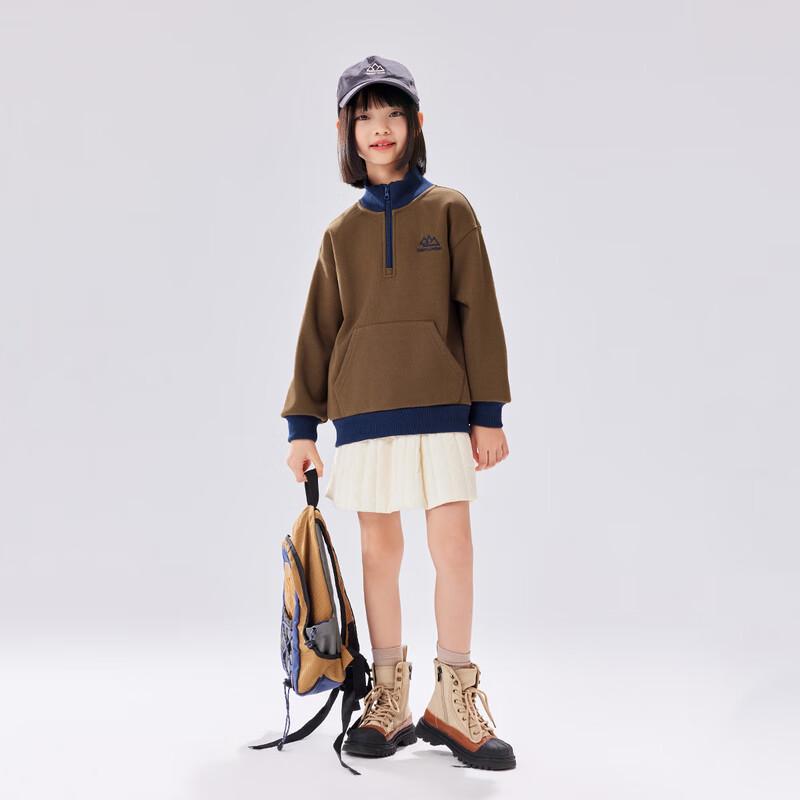 EBAER Kids Fleece Lined Pullover Sweatshirt L