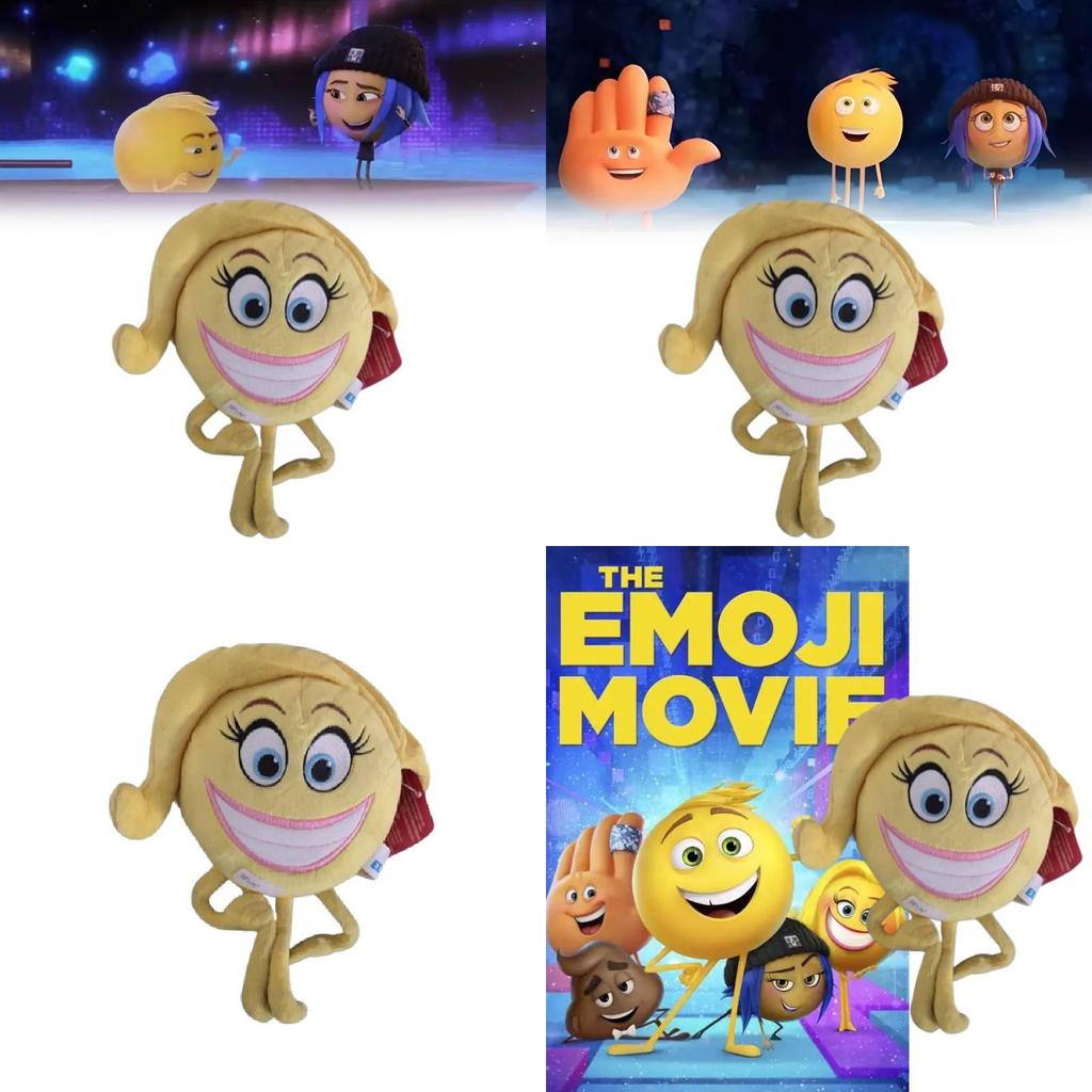 The Emoji Movie Plush Doll Soft Stuffed Toy Collectors Edition Gift For Kids Room Decor