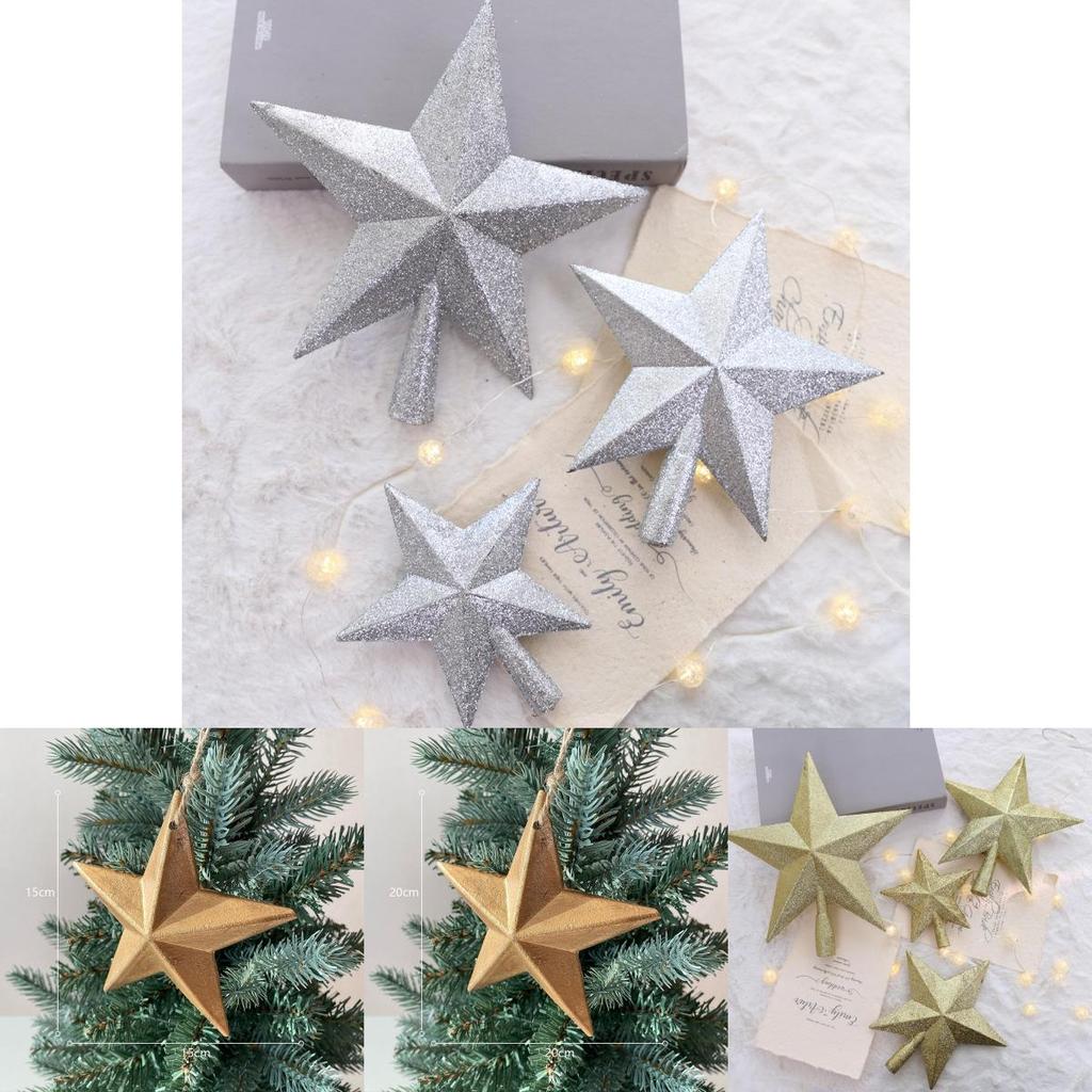 Christmas Tree Topper Star With Modern Design For Holiday Decorations