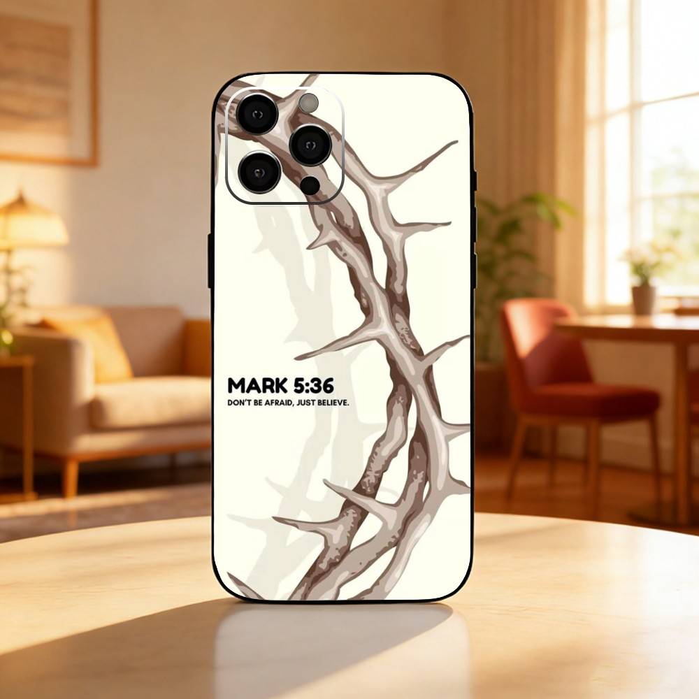 Isaiah Jeremiah Psalm Jesus Bible Phone Case For iPhone17,16,15,14,13,12 Plus,Max Soft Silicone Black Cover