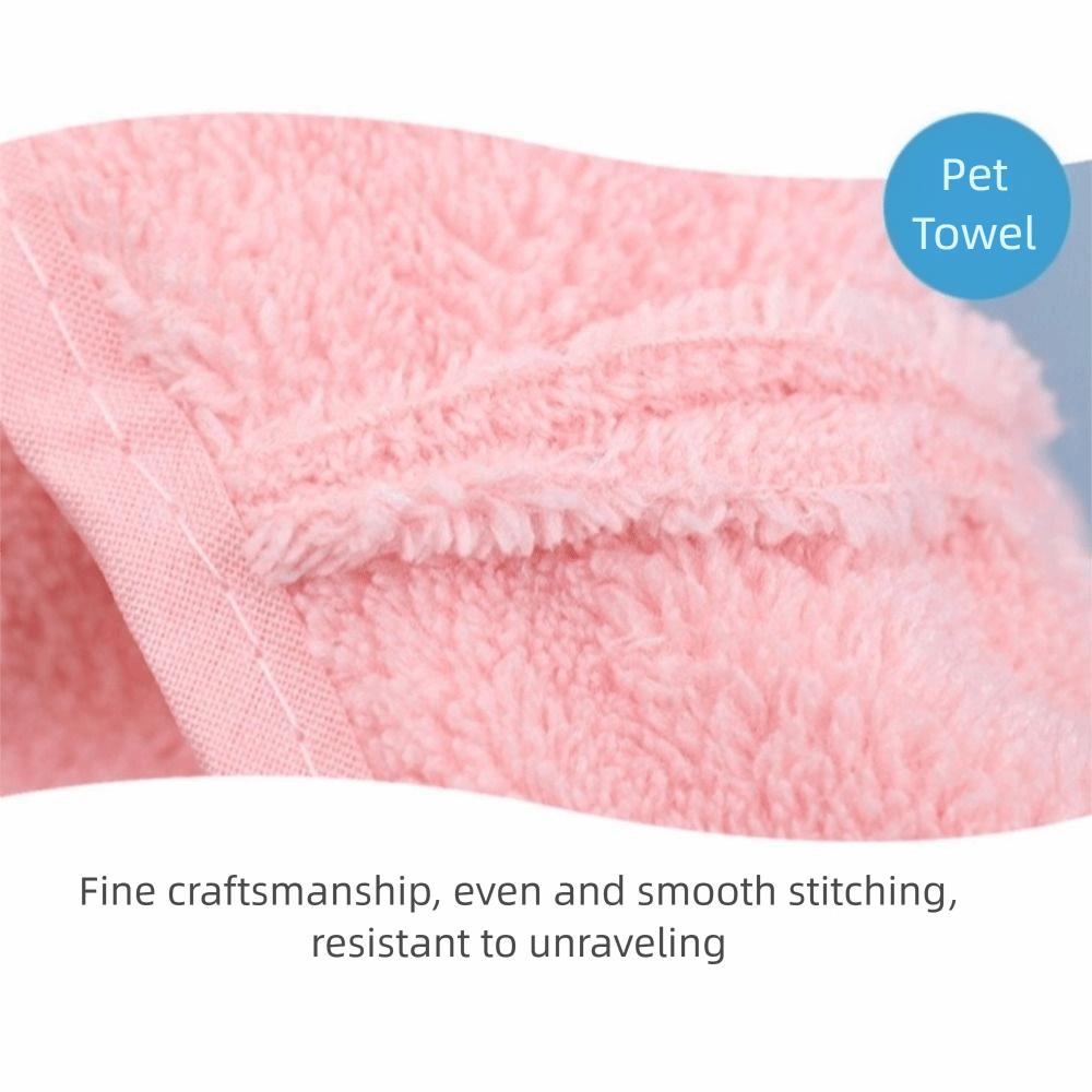 1 Pair Absorbent Pet Bath Gloves Quick Drying Dog Bath Supplies Dogs Paw Towel for Cats and Dogs