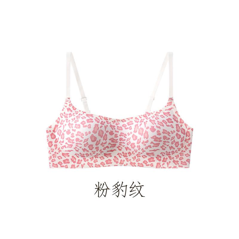 Genuine ten-color low-neck liquid foundation seamless underwear women's small breasts gather and top support anti-sagging steel-rimless breathable bra