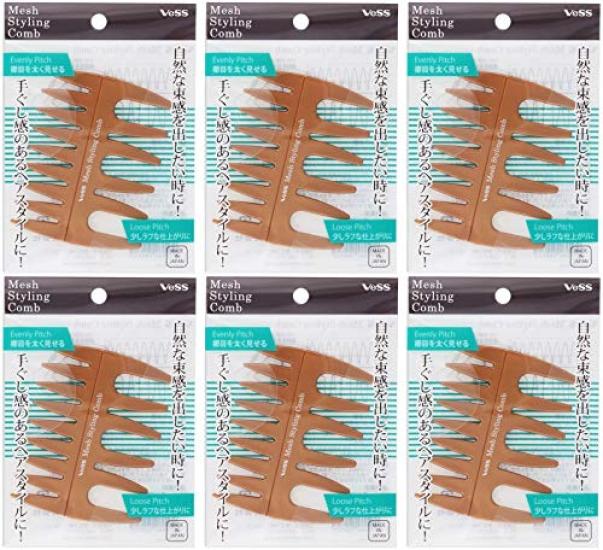 

Бет Меш Расческа-щетка для волос x 6 [Оптовая покупка] AC-400 (1 шт.)