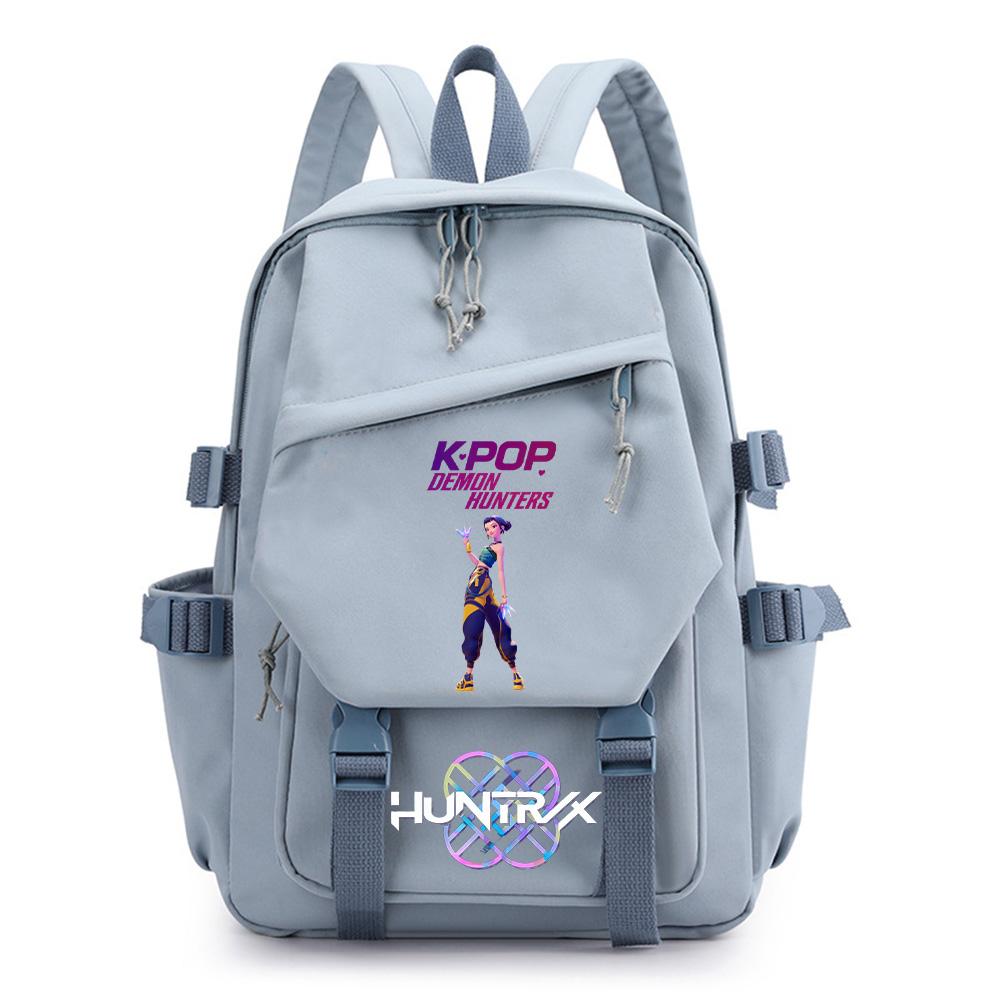 Anime Kpop Dämonenjäger Bedruckter Rucksack für Teenager Jungen Mädchen Schultasche Kinder Schüler Buchrucksack Damen große Kapazität Reisetasche Kindergeschenk Mochila