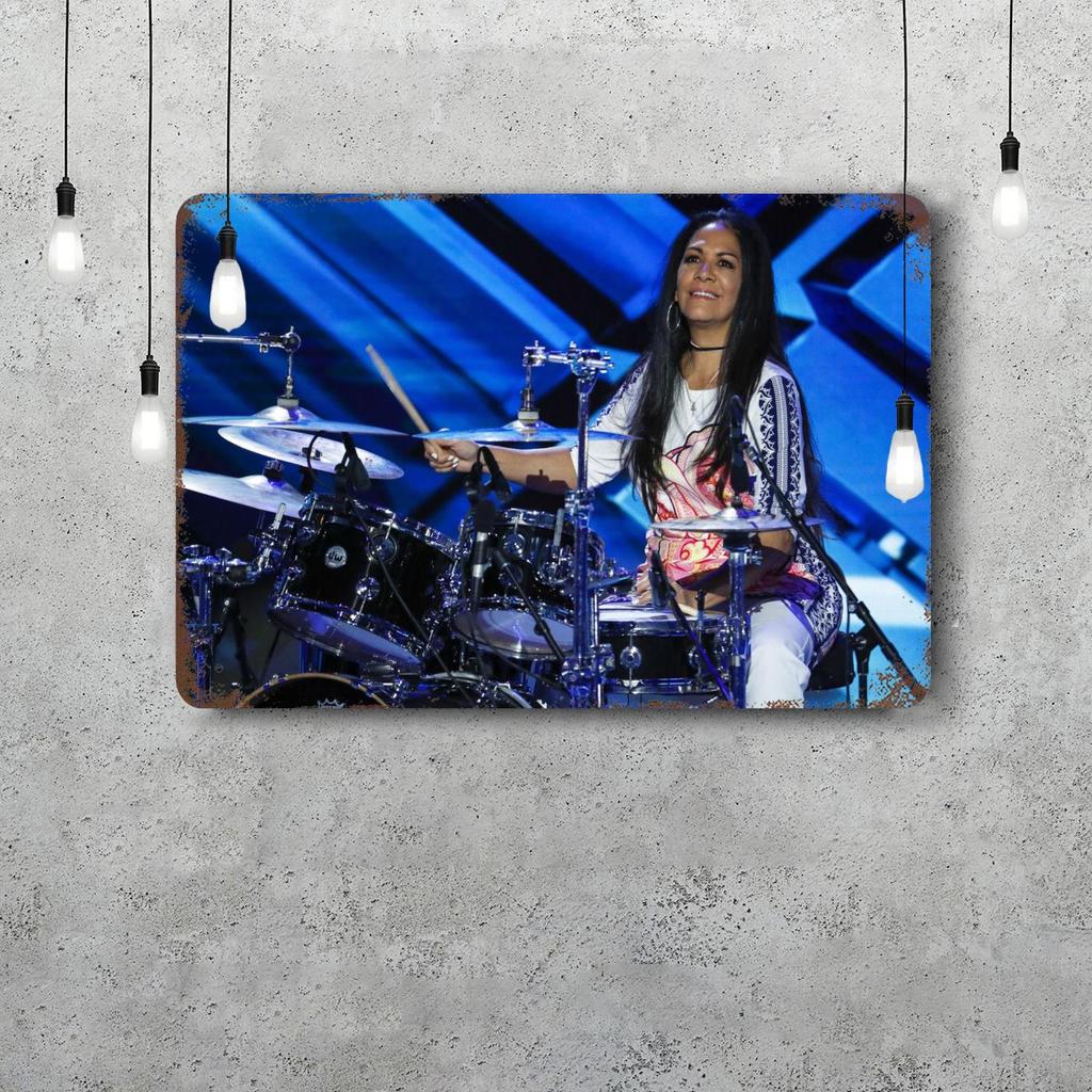 Sheila E Decor Poster Vintage Tin Sign Metal Sign Decorative Plaque for Pub Bar Man Cave Club Wall Decoration