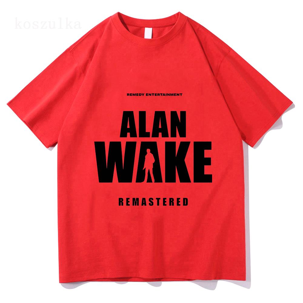 

Alan Wake 2 Game Printing T-shirt Cotton Short Sleeve Women Unisex Tshirts Streetwear Unisex Loose Casual O-neck Female T Shirt Top S