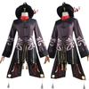   Hutao Cosplay Costume Shoes Uniform Wig Chinese Style Halloween Costumes for Women Game Hu Tao
