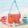 Children Beach Mesh Bag Travel Protable Organizer Bag Kids Swimming Bag Beach Toys Towel Storage Bags Women Cosmetic Makeup Bags