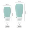 Silicone Travel Split Bottle Lotion Toner Cream Makeup Dispensing Storage Shampoo Body Washing Refillable Empty Containers Set