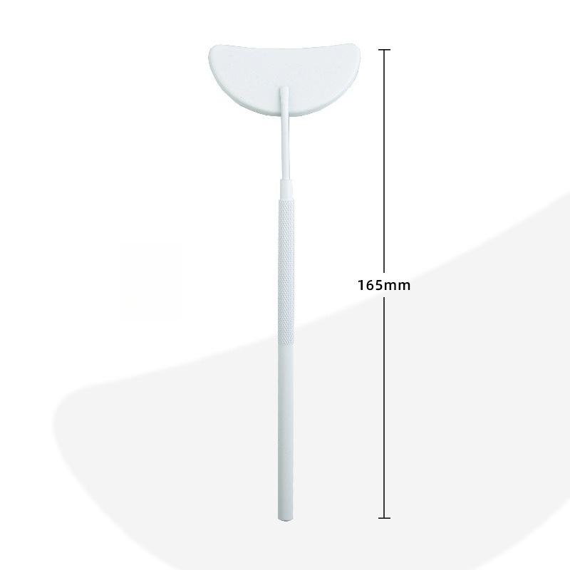 

1 шт. Инструмент из нержавеющей стали для наращивания ресниц, Зеркало для осмотра ресниц, Зеркало для осмотра в форме полумесяца, Вспомогательное устройство для ресниц