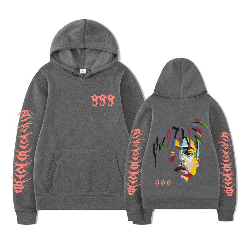 Ebay Trendy Rapper 999 Pattern Print Hip Hop Loose Hoodie