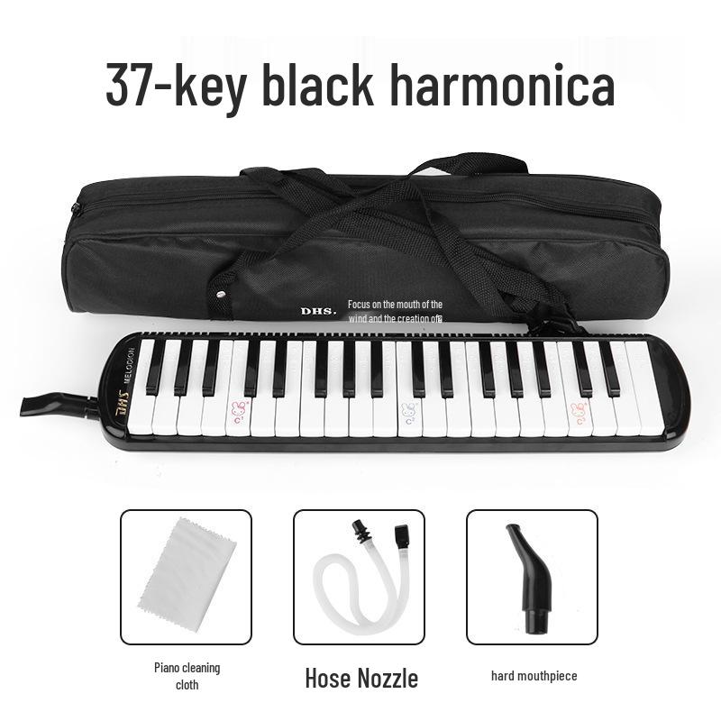 Qimei 37-Key Harmonica for Students, Teacher-Recommended 32-Key Harmonica for Children