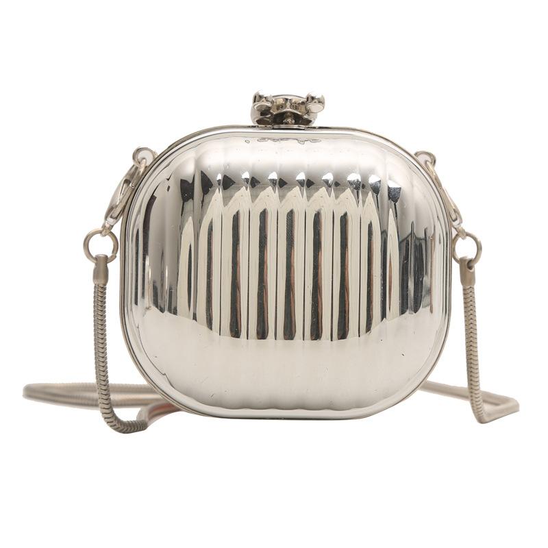 Dinner bag spring new fashion trend women's shoulder chain lipstick oblique span bag