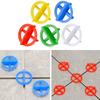 100pcs Ceramic Tile Leveling System Clips Professional Spacers Clips Wedge For Tile Laying Wall Floor Fixing Construction Tools