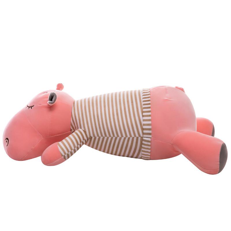 Plush Pig Animal Pillow Blanket With Short Plush Cover For Kids Gift
