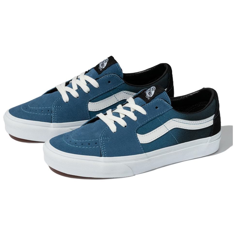 Vans Sk8 Low Slip Resistant Durable Low Top Skate Shoes Unisex Sneakers Blue Black VN0A5KXDY40