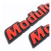 3D Aluminum Moduro Logo Rear Boot Trunk Emblem Badge Sticker Decal Car Styling Accessories