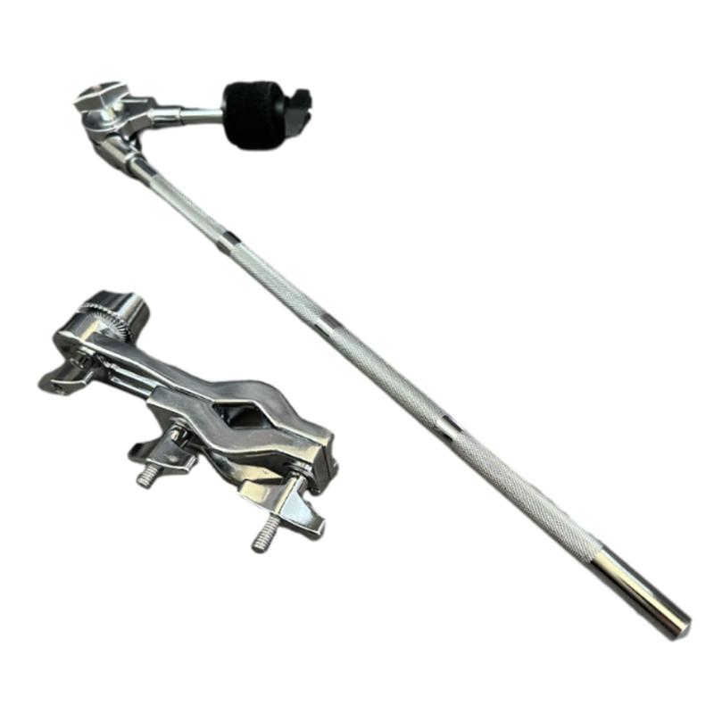 Drum Extension Clamp Metal Drum Clamp Holder Stand Drum Clamp Extension Clip Cymbal Drum Arm Stand Holder with Felt Pad