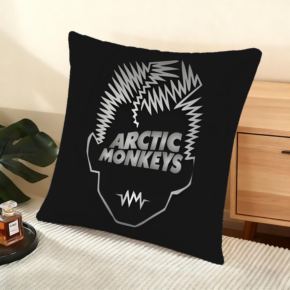 Band AArctic MMonkeys Cushion Cover Soft Short Plush Pillow Cover Smooth Cozy Texture Aesthetic Cushion Case Home Decor
