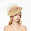 Europe and the United States Ebay Popular Party Banquet Top Hat Europe and the United States Bride Imitation Hemp Hat Boutique Headgear Hair Accessori