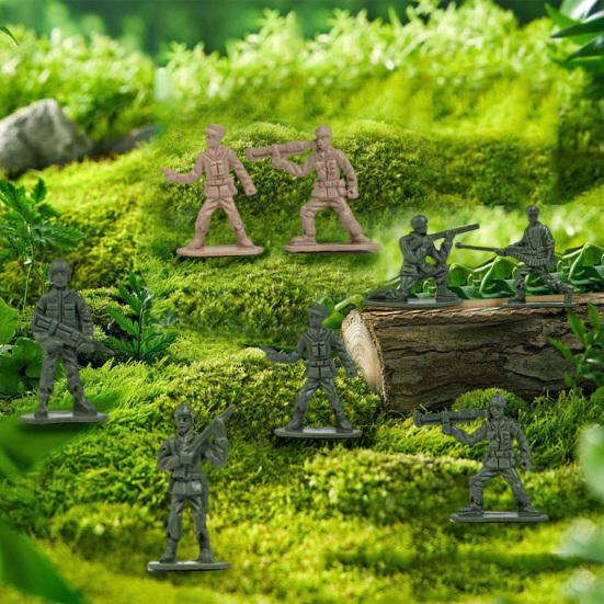 360Pcs 1:72 Scale Soldier Model Army Men Toy Soldiers Battle Scene Playset War Games Toys for Children