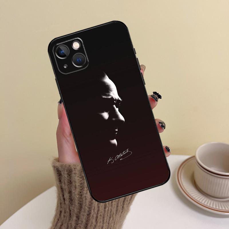 

Mustafa Kemal Ataturk Phone Case For iPhone 15 14 13 12 11 16 Pro Max Mini X XS XR Max 7 8 Cover Funda iPhone 13