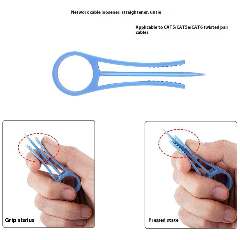 Network Cable Untwist Tool, Engineer Wire Straightener For CAT5/CAT5e/CAT6/CAT7 Wires Pair Separator Tools Quickly & Easily Untw