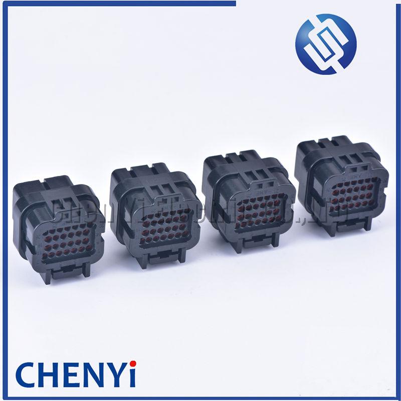 26 Pin Auto ECU Computer Connector Oil Gas Electrical Plug 3-1437290-7 3-1437290-8 1473416-1 1473416-2 With 30cm or 200cm Wires