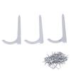 100 Pcs Pipe Hook Nail Carbon Steel High Strength Water Pipes Wires Fixing Nail Wall Fastener
