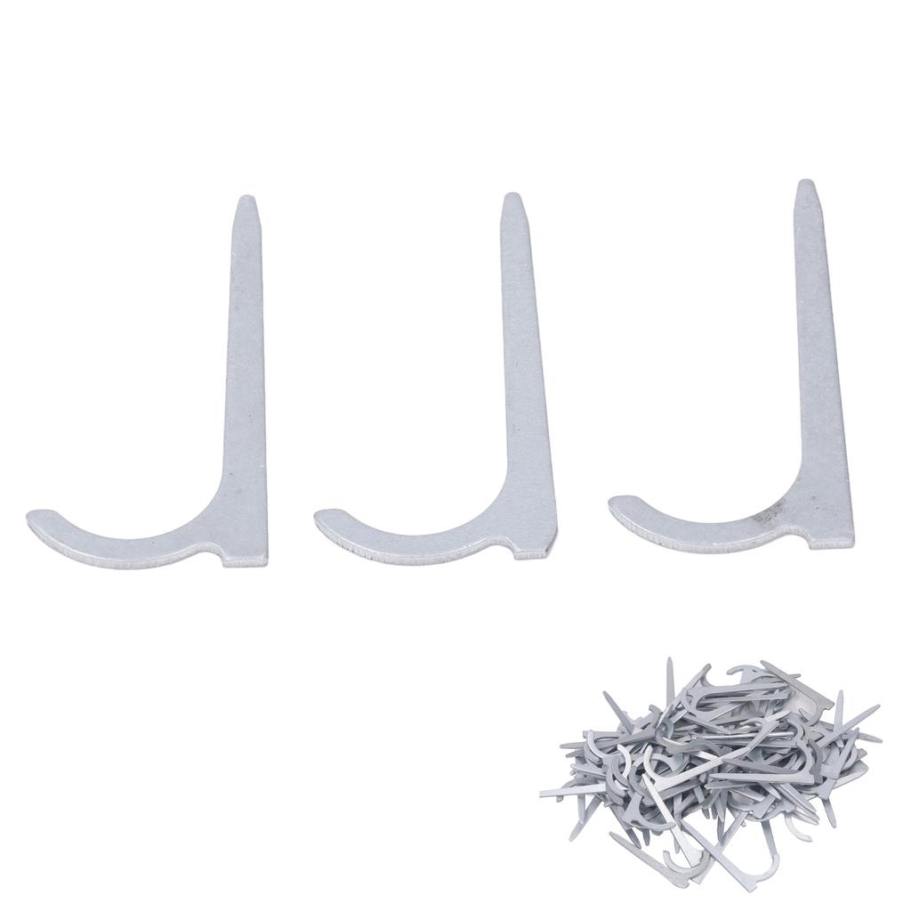 100 Pcs Pipe Hook Nail Carbon Steel High Strength Water Pipes Wires Fixing Nail Wall Fastener