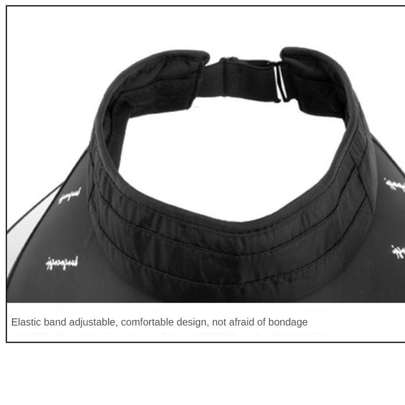 Telescopic board empty top hat for women's sun protection, UV protection, beach cycling, sun hat, tidal sun hat