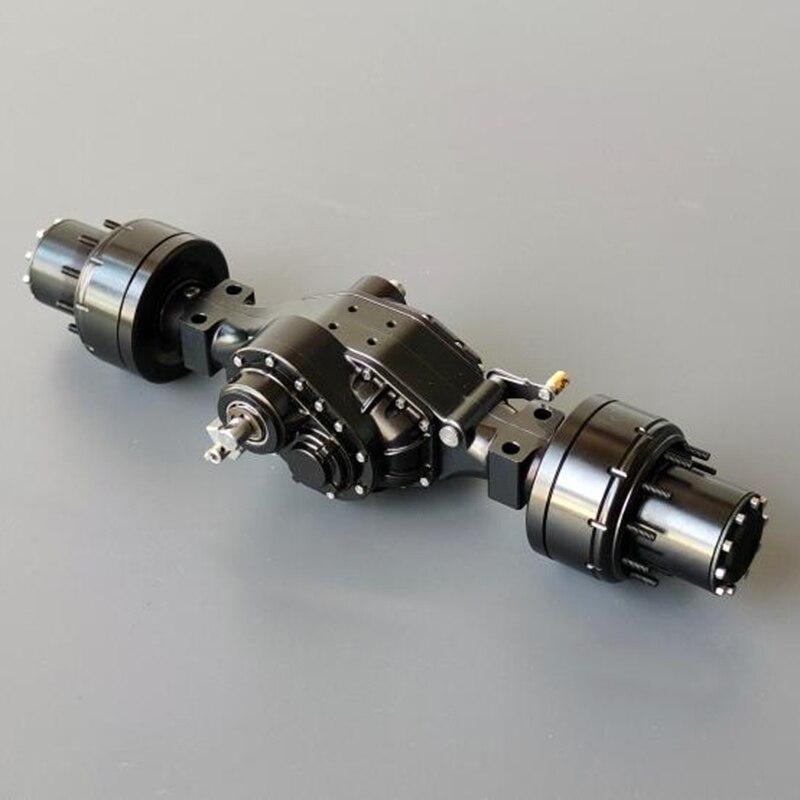 Assale Posteriore Power in Metallo Passante con Differenziale Bloccabile per Camion RC Trailer Tamiya 1/14 Scania R470 R620