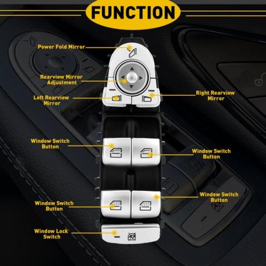 Power Window Switch Master Control For Mercedes Benz C300 C63 W205 C350E S550