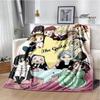 Cartoon Bungou Stray Dogs bedruckte Decken Picknickdecke Warme Flanelldecken Hausbettbezüge Decken für Betten Geburtstagsgeschenk