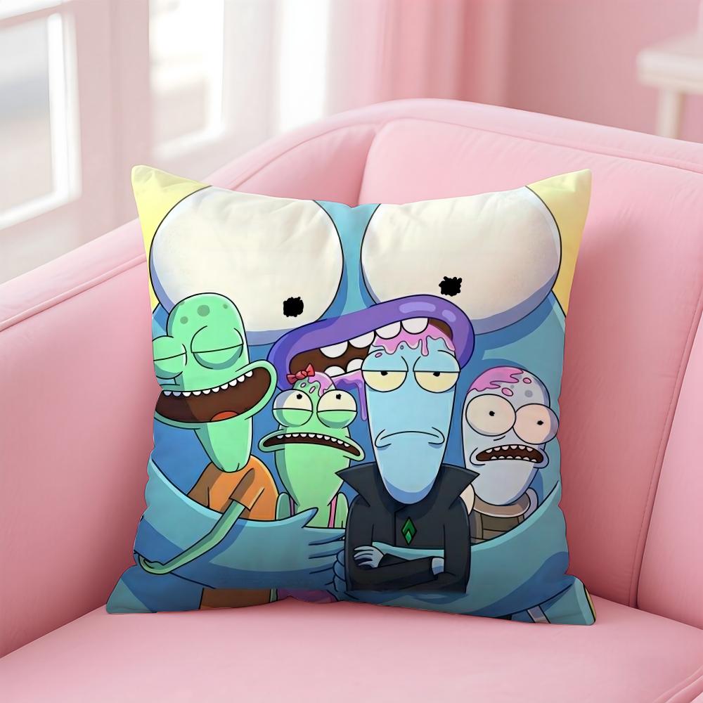 Solar O-Opposites Cushion Cover Comfortable Reversible Pillow Cover Ideal for Car Sofa Bedroom & Beyond