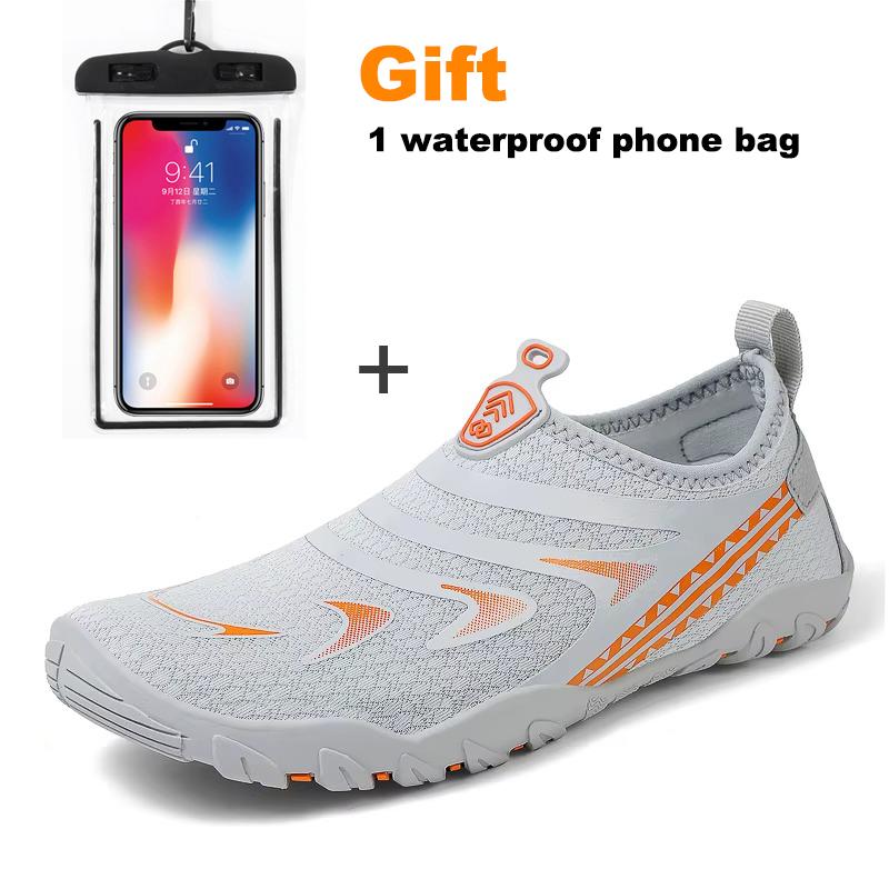 

Upstream Wading Water Shoes Outdoor Slip on Breathable Quick Dry Swimming Aqua Shoes Flat Soft Water Sports Sneakers Couple 46