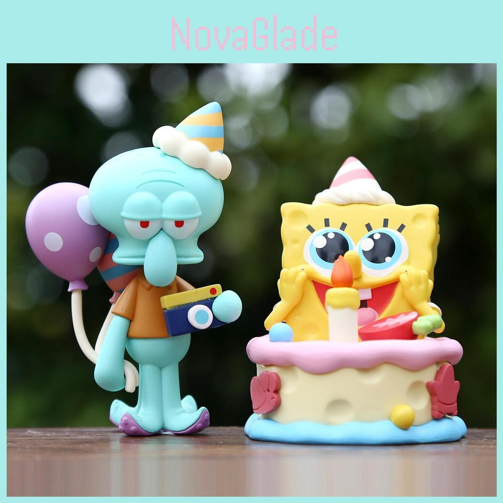 Spongebob Squarepants Pvc Creative Figurine For Birthday Party Decor And Collectors