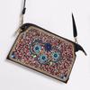 Bohemian Shell Shape Purse With Flower Embellishments For Daily Wear