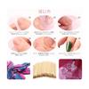 Nail Tips 24 Pieces Ballet Autumn/Winter Very Short Popular Nail Stickers False Nails Cute False Nails 3D Nails Round Tips Fashion Nails Wedding