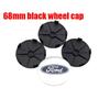 4pcs 3D 56mm 60mm 65mm 68mm Ford logo car emblem Wheel Center Hub Cap auto Rim refit dust-proof badge covers sticker accessories