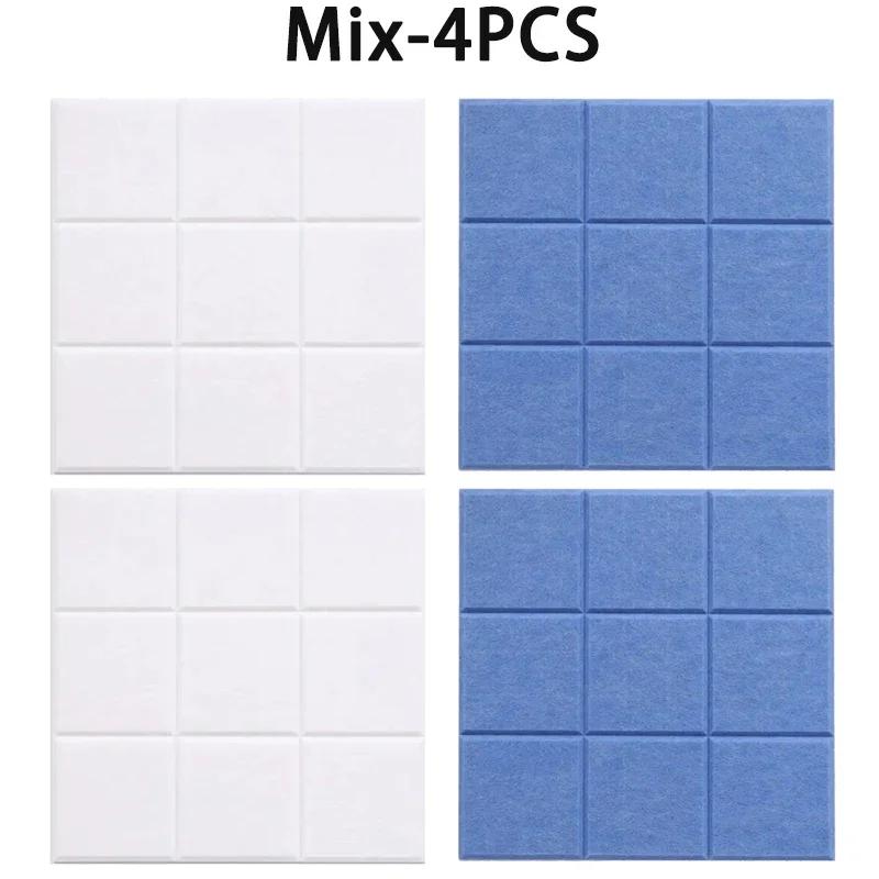 1/2/4PCS Nine Grid Felt Message Board Wall Mounted Bulletin Board for Office Decoration Notepad Holder Home Photo Display Use