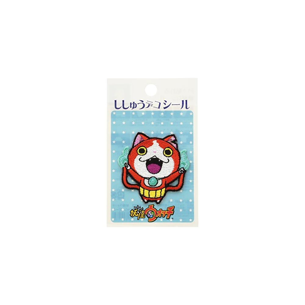 Yokai Watch Embroidered Deco Sticker Jibanyan (Peace) S03Y0093