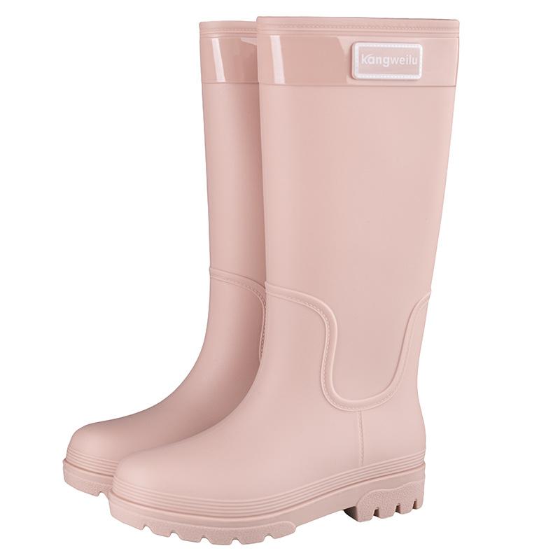 Fashion rain boots cm extra high rain shoes women's water boots waterproof outer wear water shoes long rubber shoes